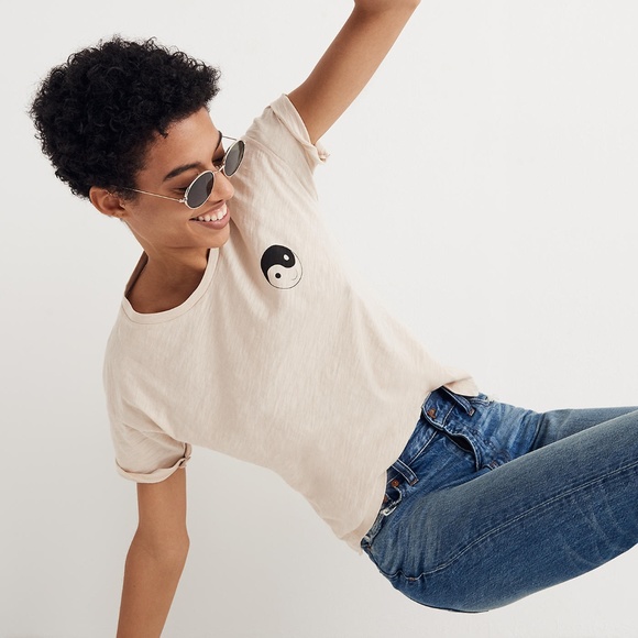 Madewell Tops - NWT Madewell Yin-Yang Whisper Cotton Crewneck Tee